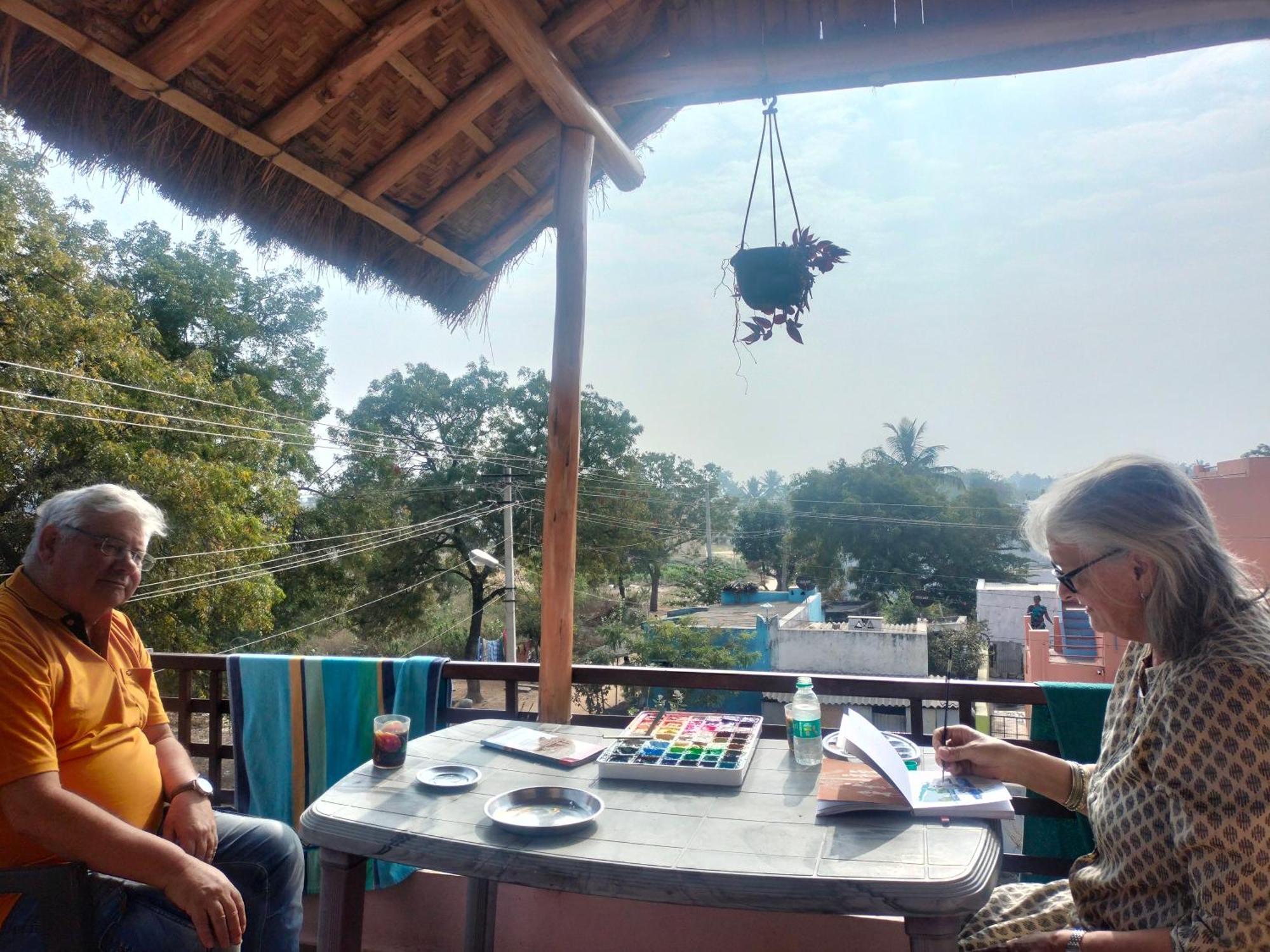 Prajwal Home Stay Hampi Bagian luar foto